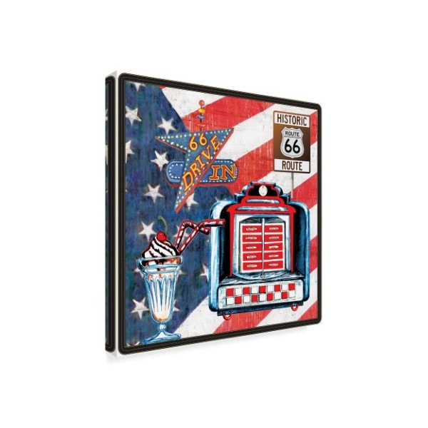 Sher Sester 'All American Route 66 Jukebox' Canvas Art,24x24